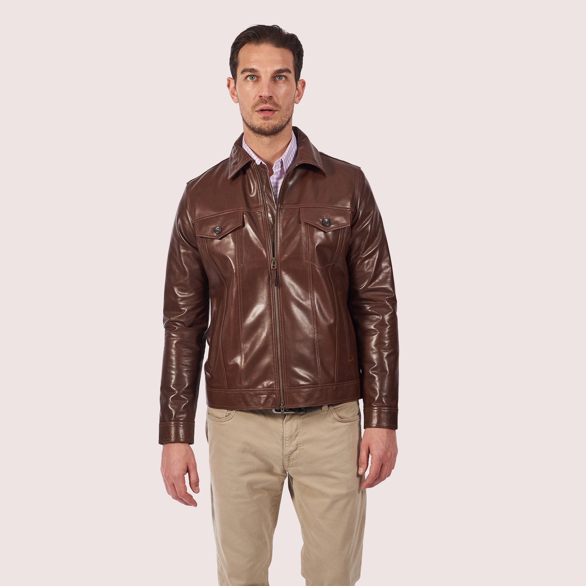 Brooklyn Lambskin Jacket
