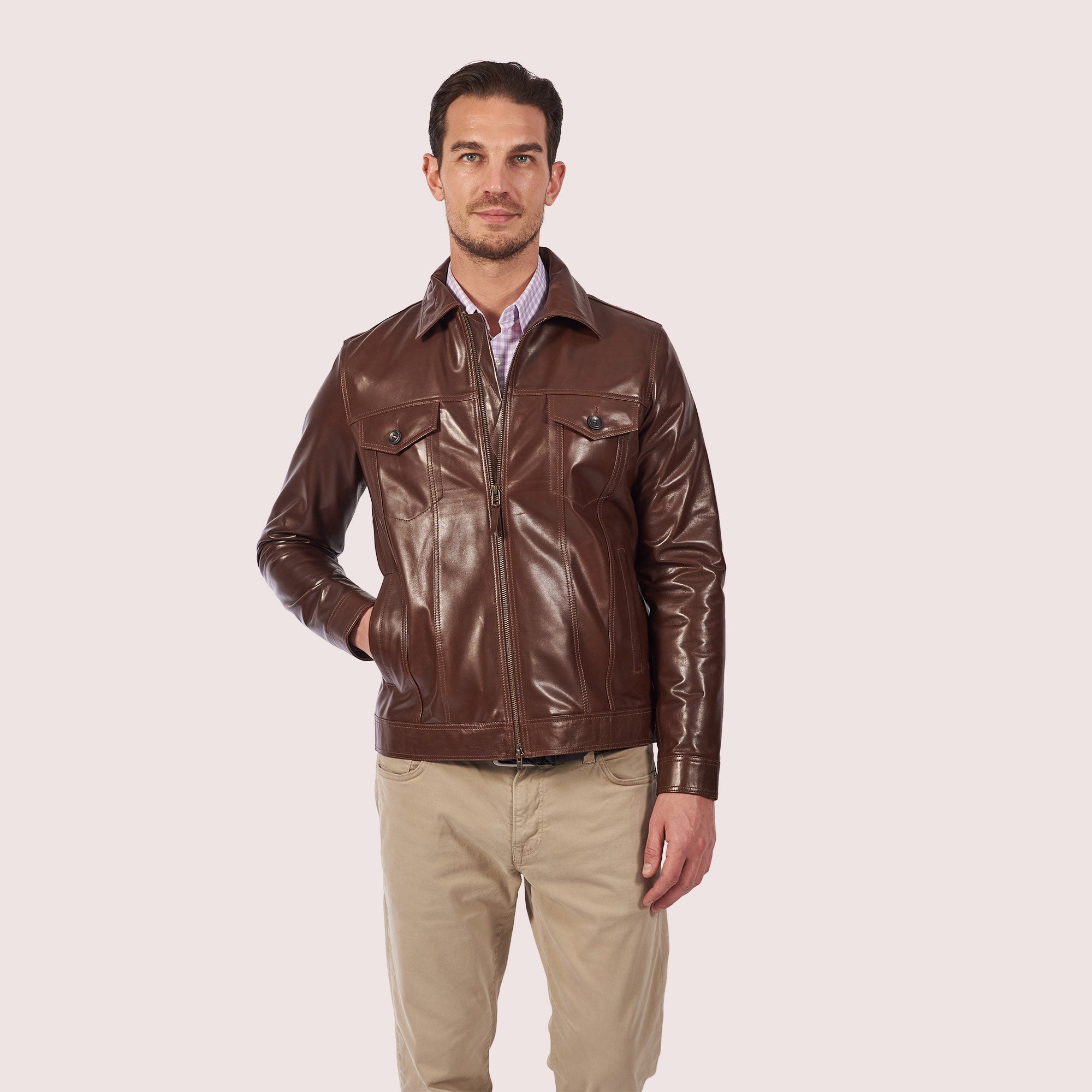 Brooklyn Lambskin Jacket