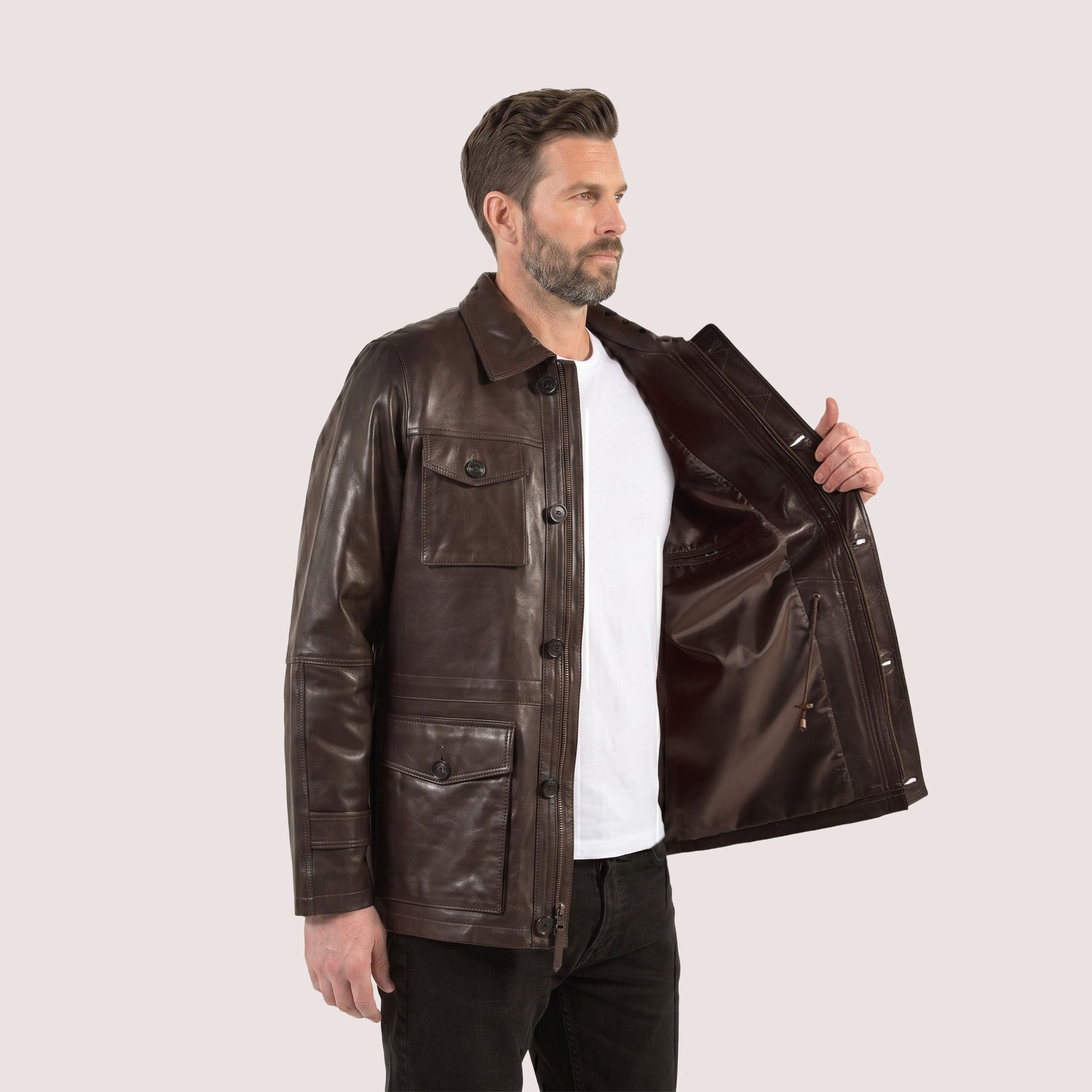 Oliver Field Lambskin Jacket