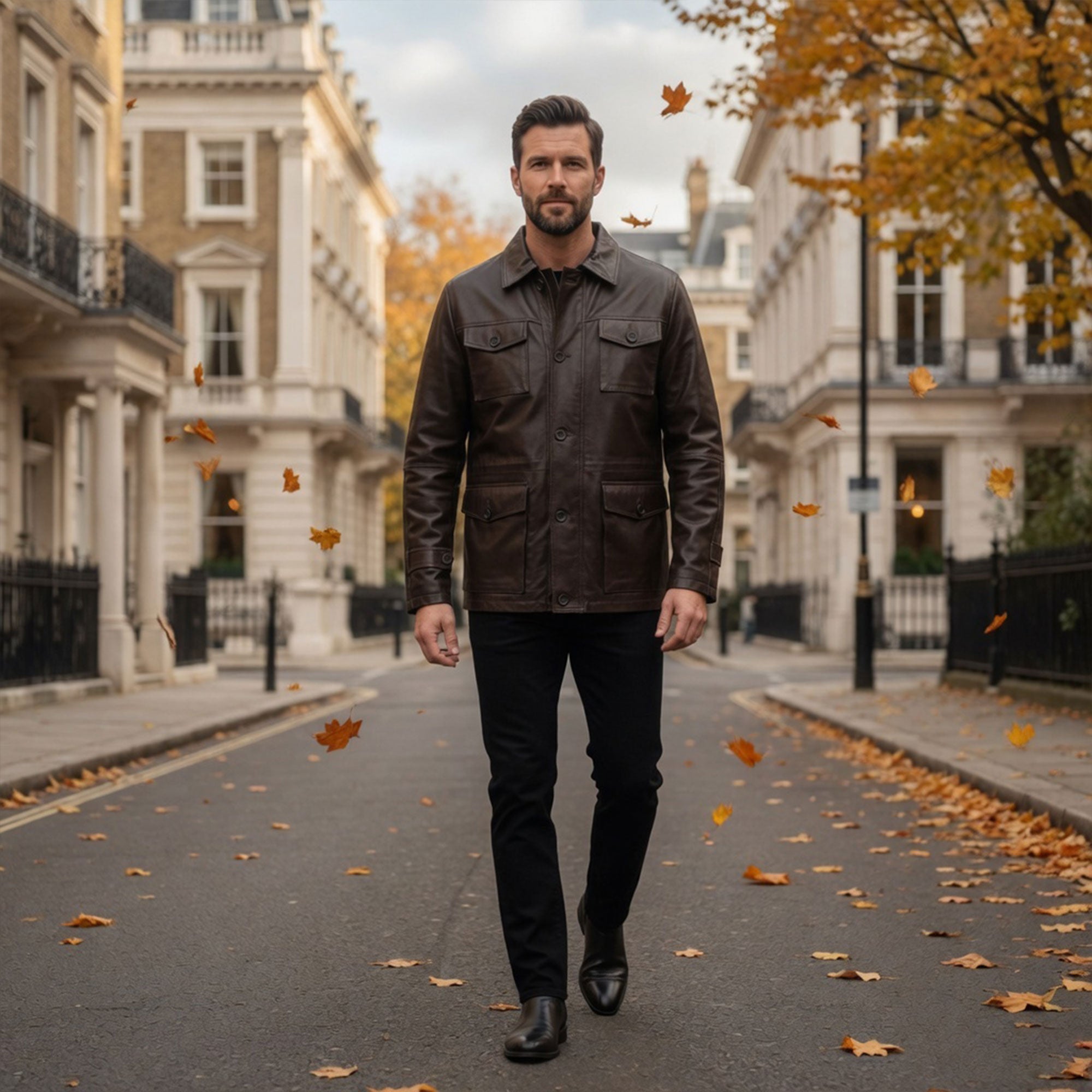 Oliver Field Lambskin Jacket-4