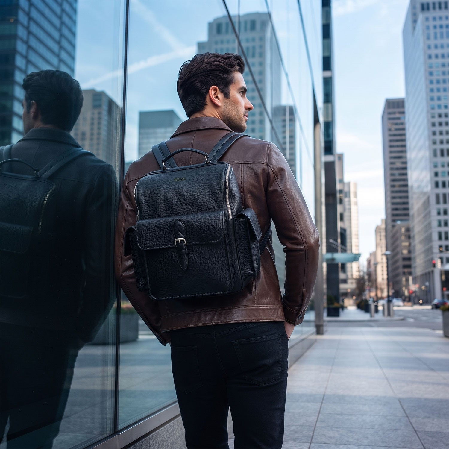 Milton Oversized Backpack-5