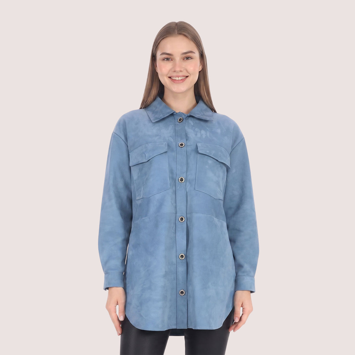 Clementine Goat Suede Jacket-6