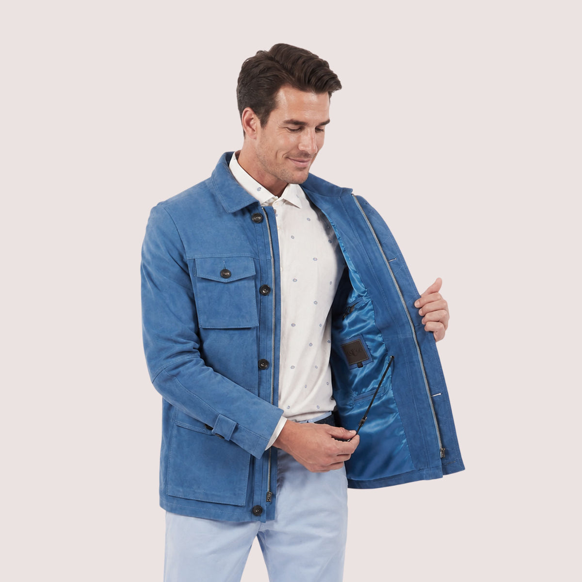Safari Field Goat Suede Jacket-23