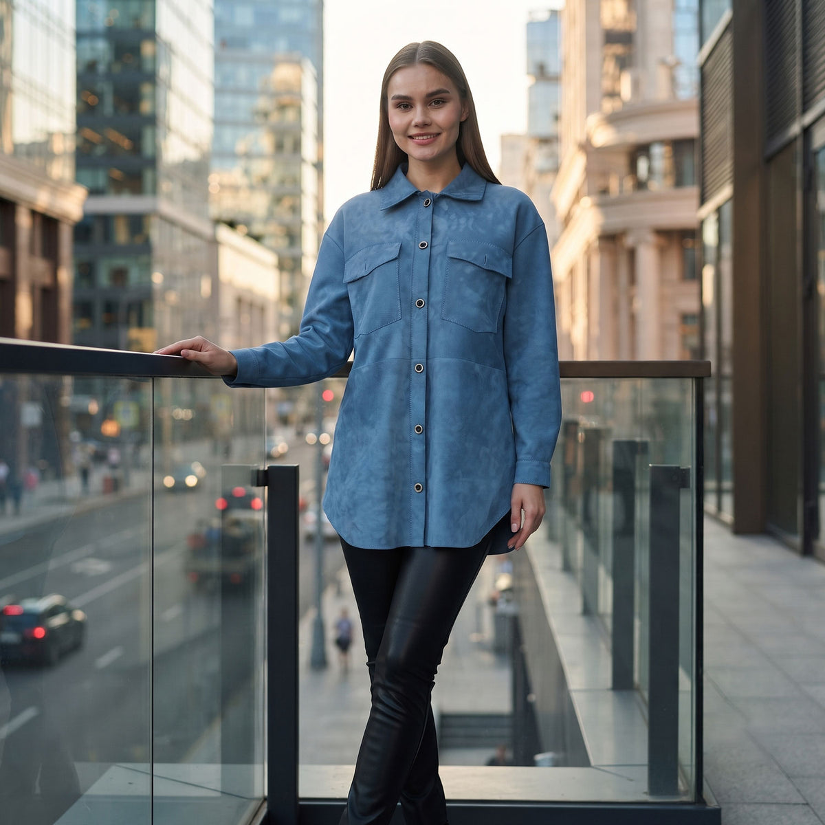 Clementine Goat Suede Jacket-10