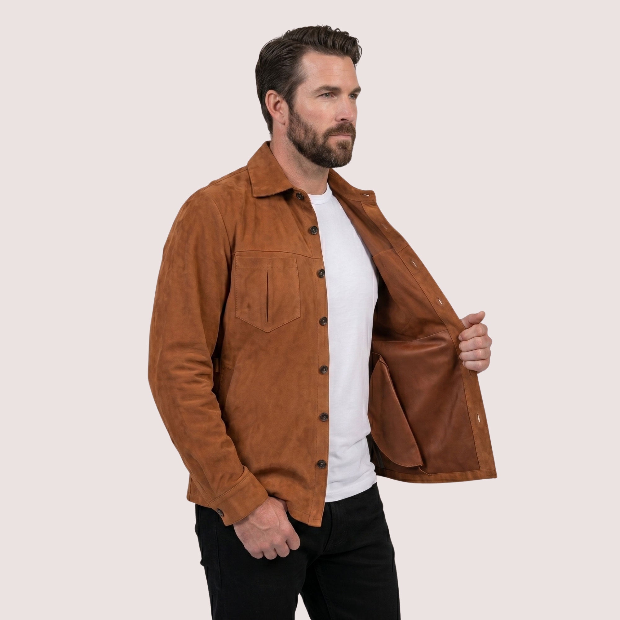 Paxton Goat Suede Jacket-3
