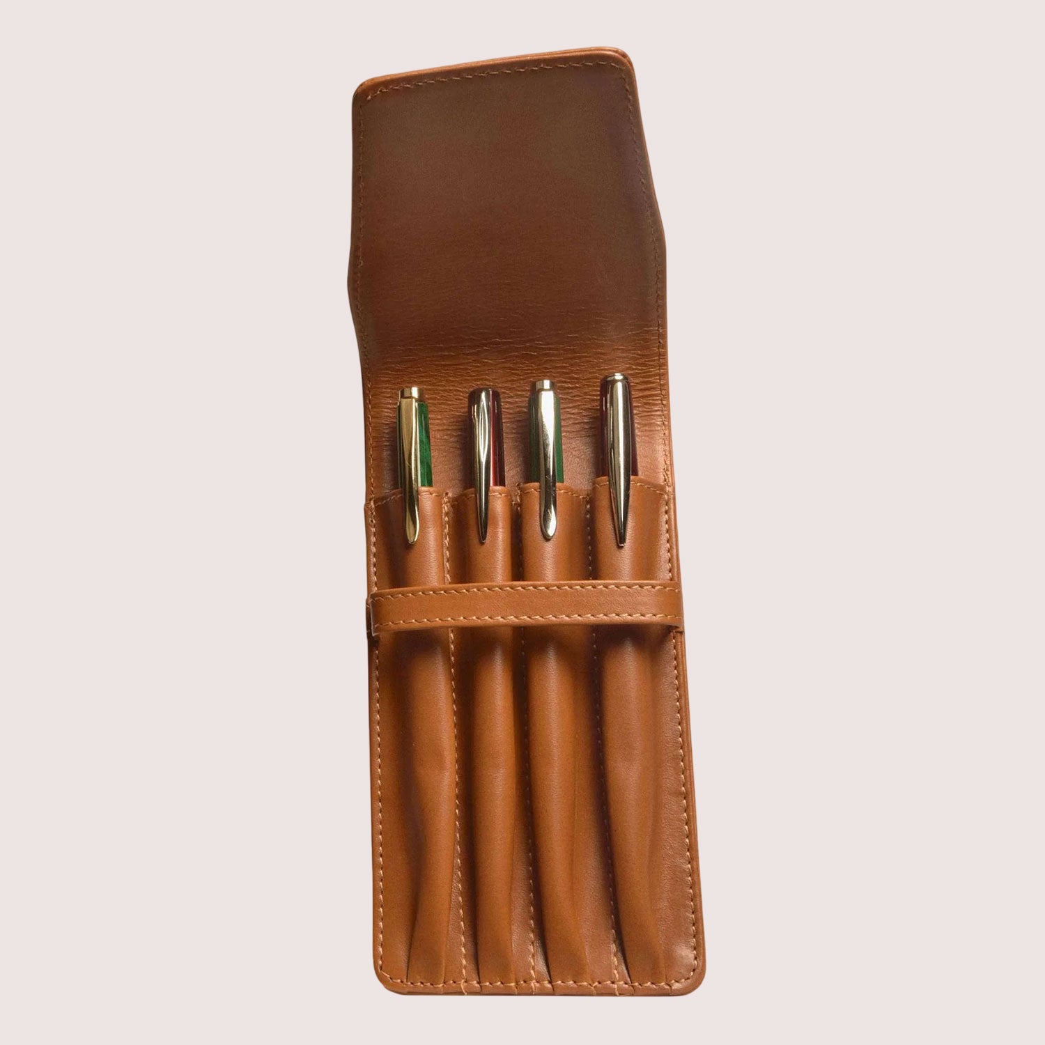 Four Pen Leather Case-3