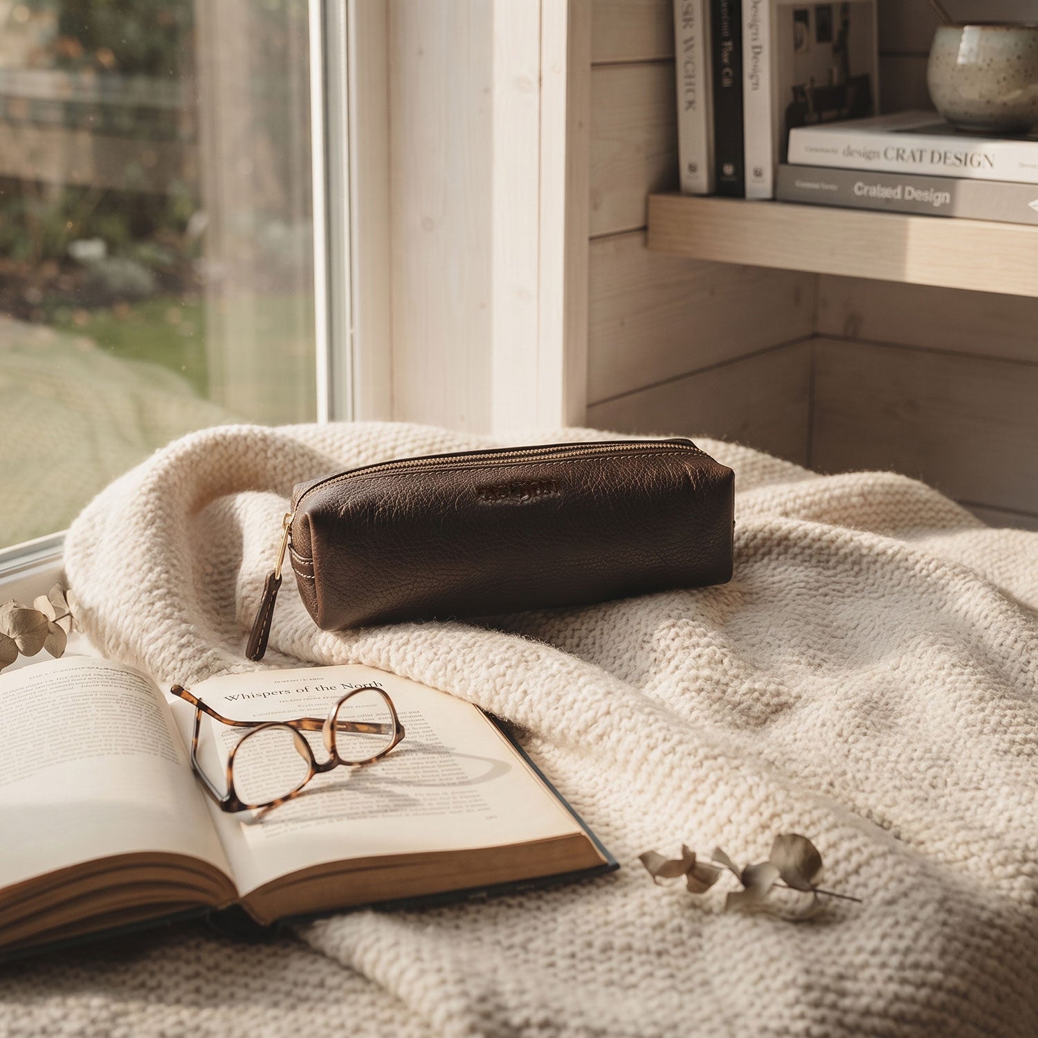 Pen or Multi Purpose Leather Pouch-5