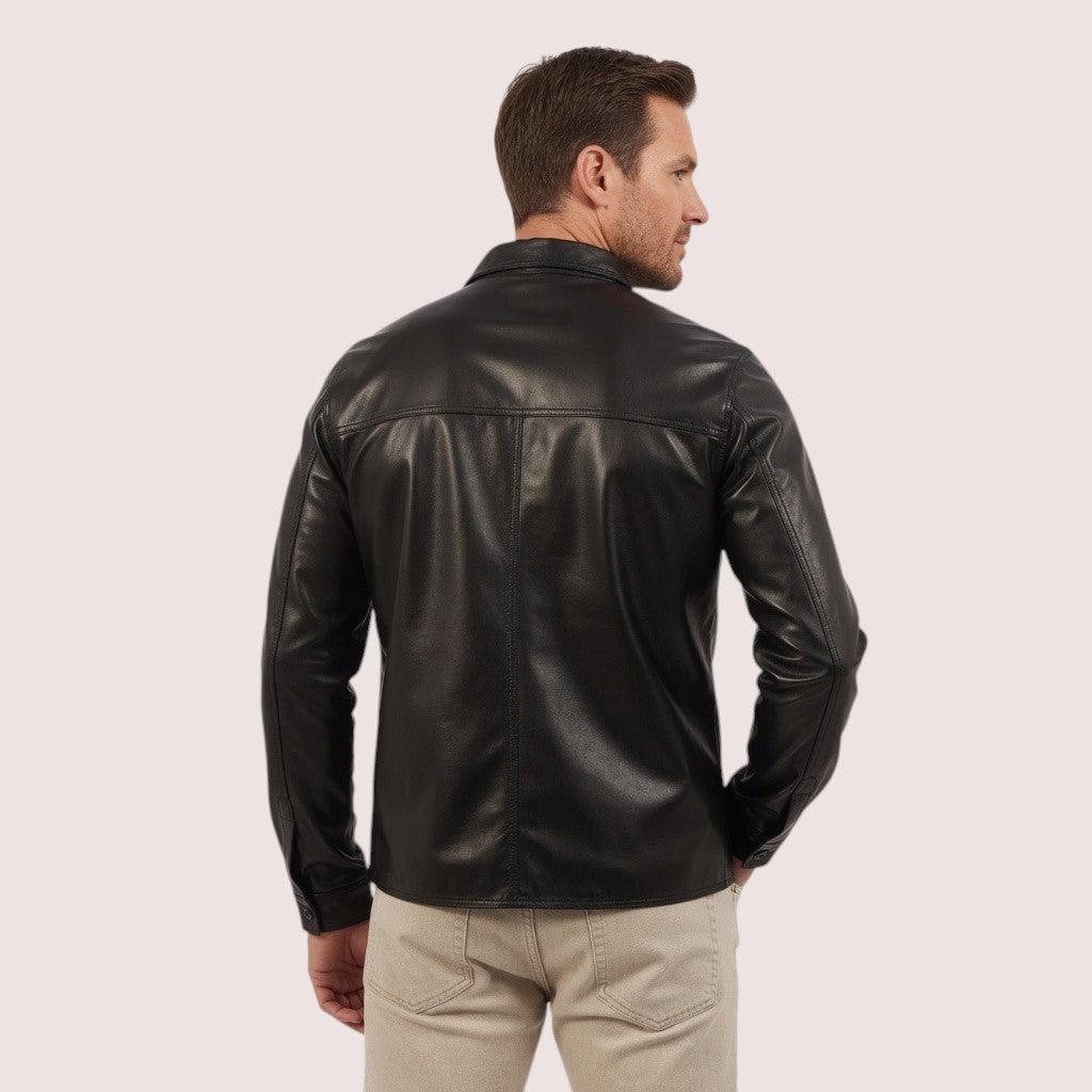 Quincy Lambskin Shirt