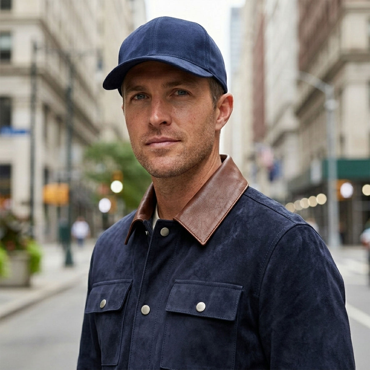 Albion Goat Suede Baseball Hat-45