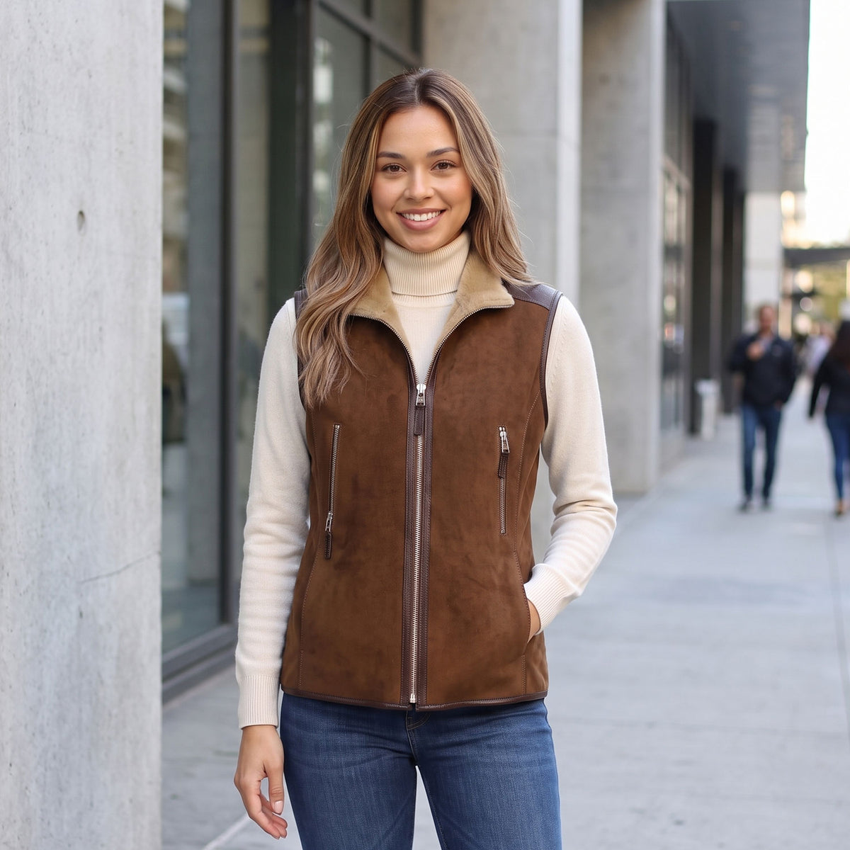 Ruby Shearling Vest-8