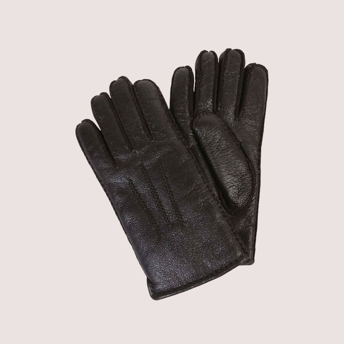 Men's Sheepskin Top-Stitched Gloves-6