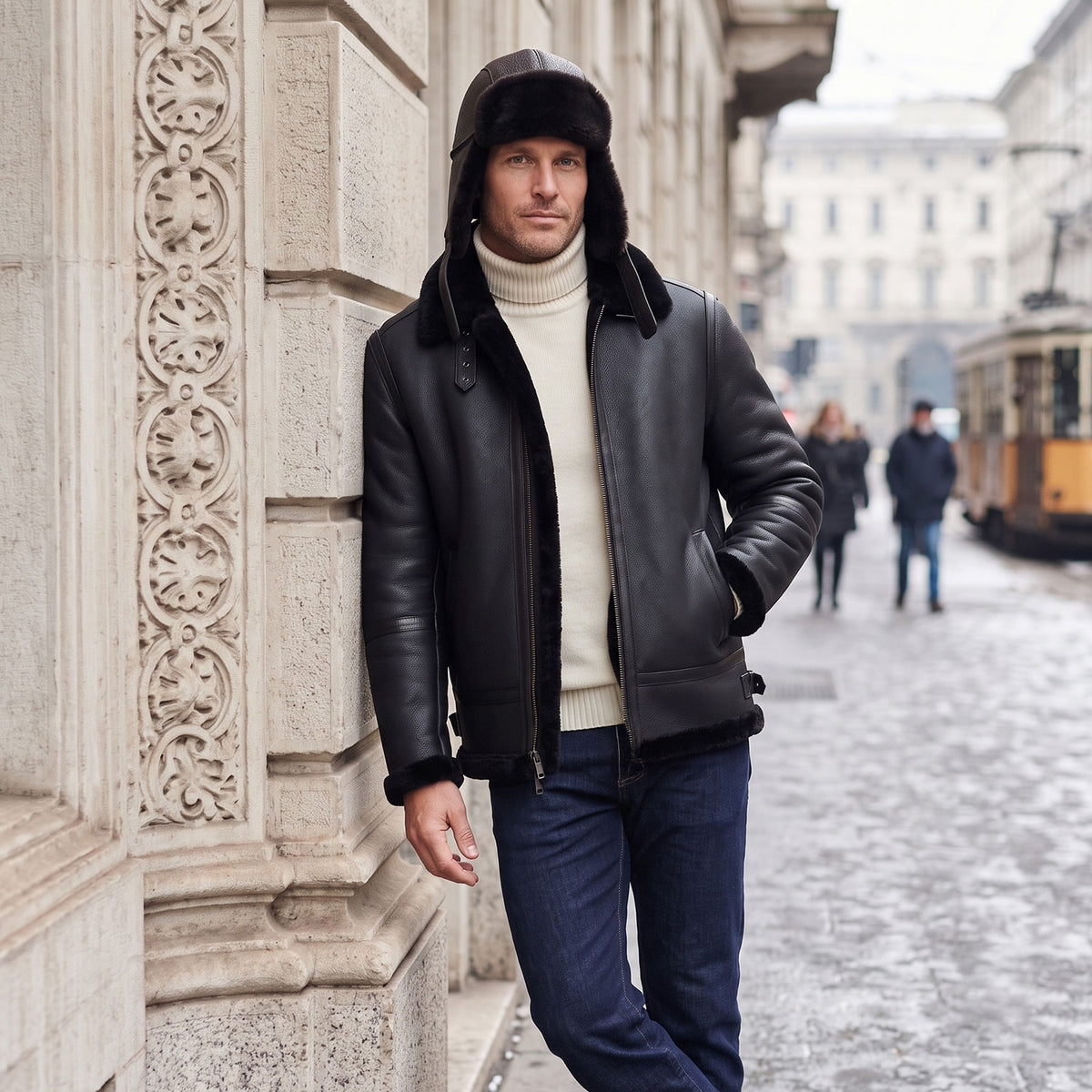 Himalayan Sheepskin Hat-10