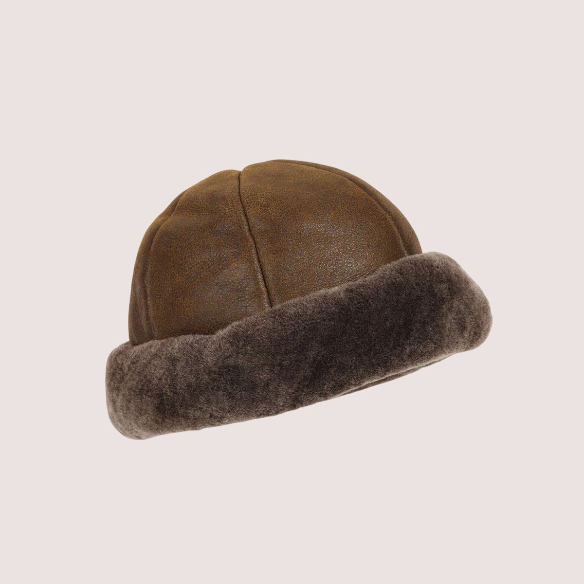Aspen Shearling Round Hat-6