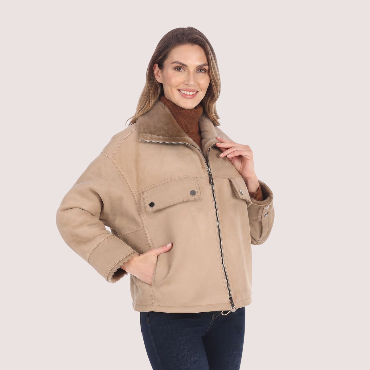 Alice Shearling Jacket-6
