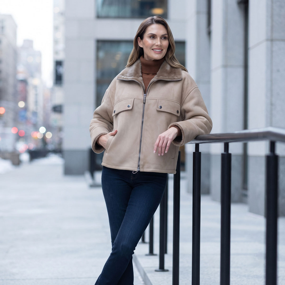 Alice Shearling Jacket-9