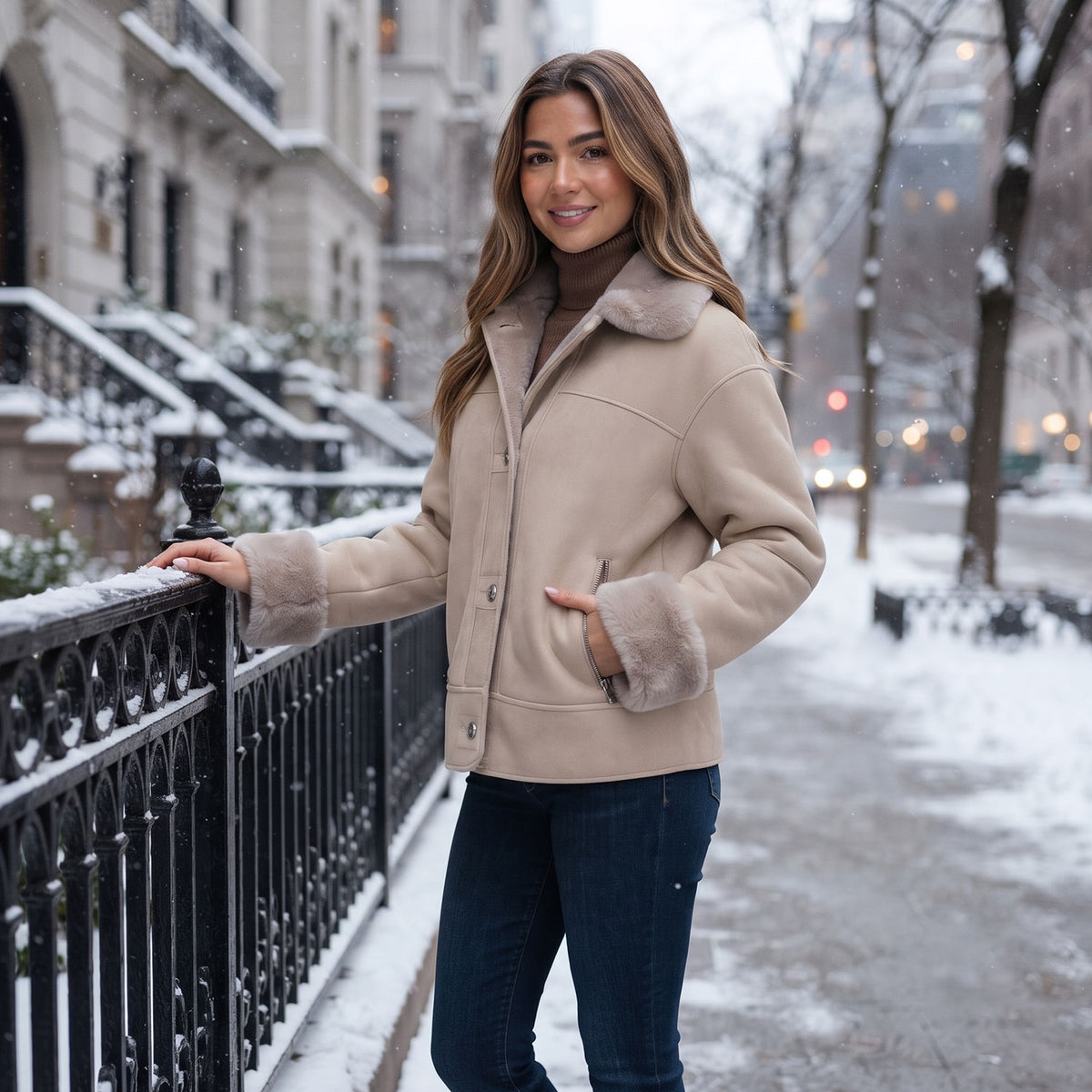 Anita Shearling Jacket-10