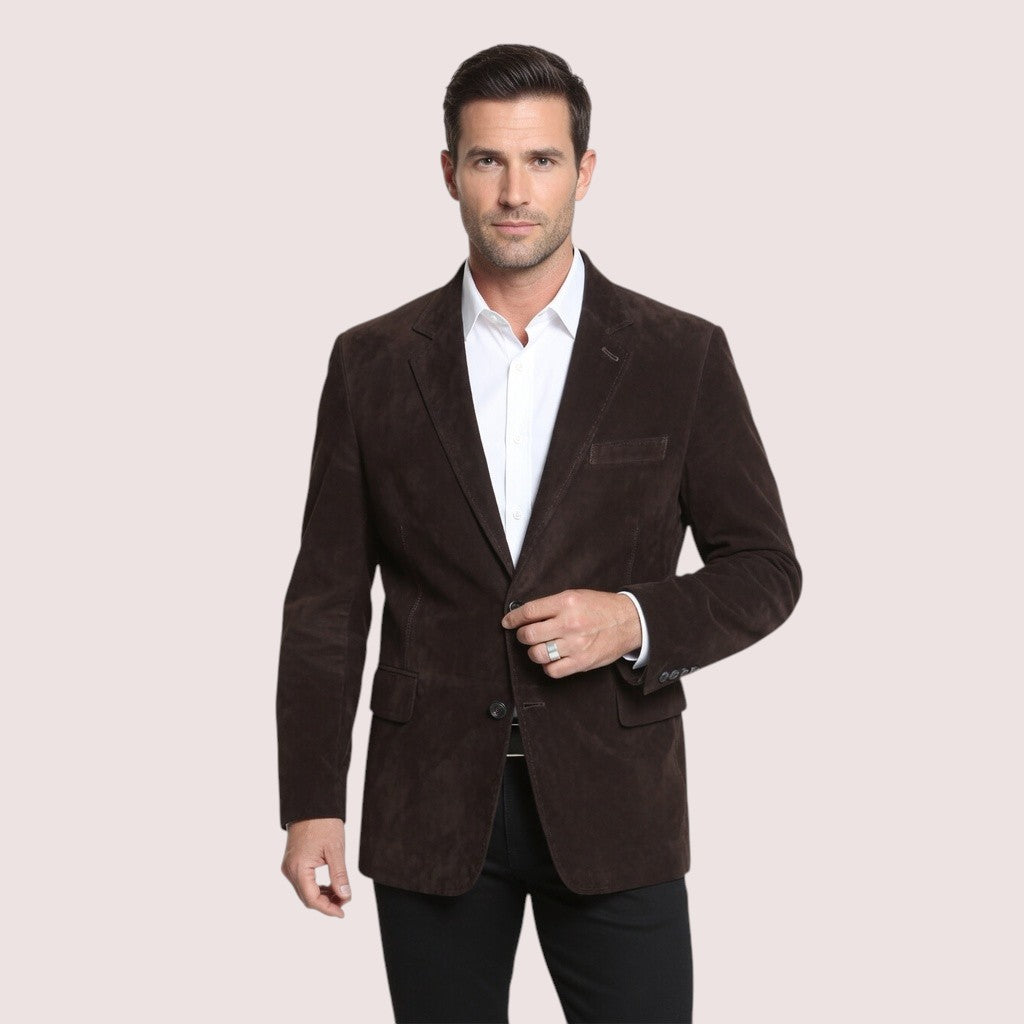 Saratoga Goat Suede Blazer