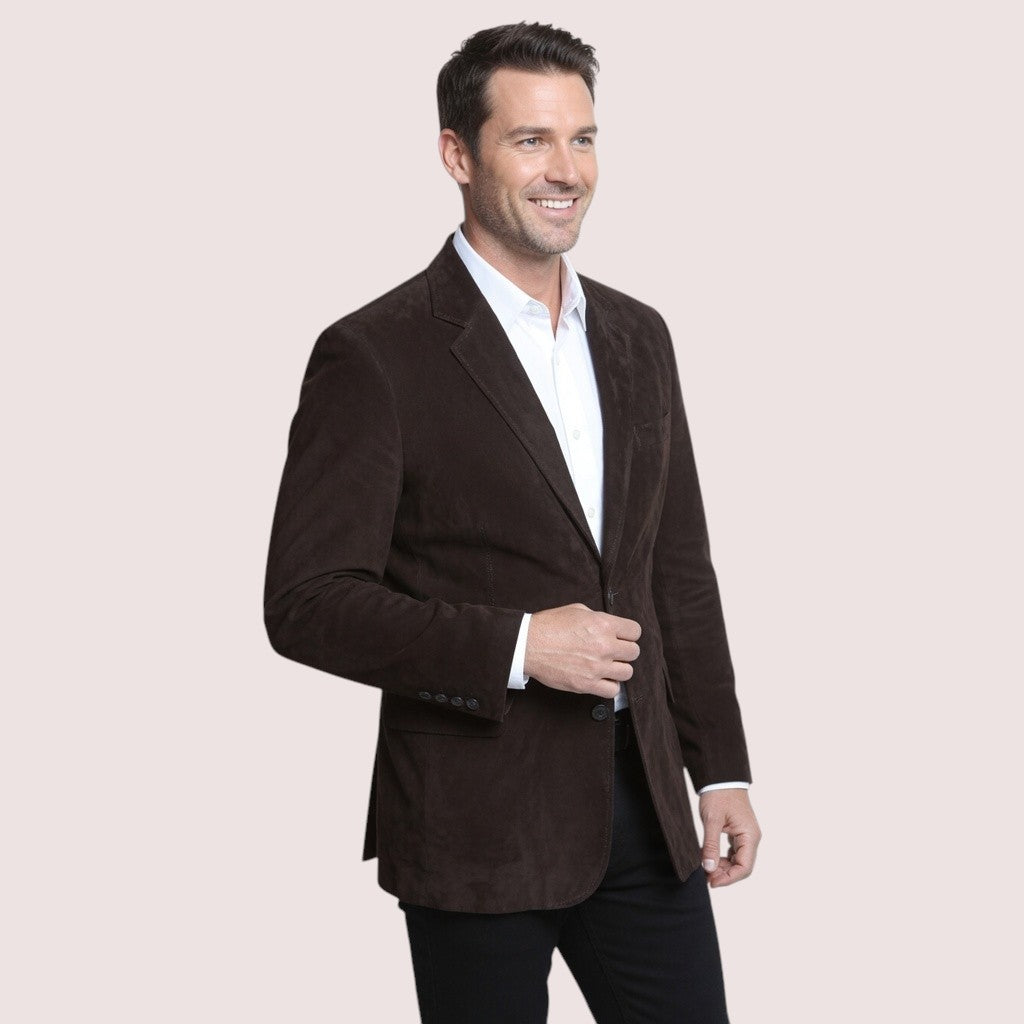 Saratoga Goat Suede Blazer-3