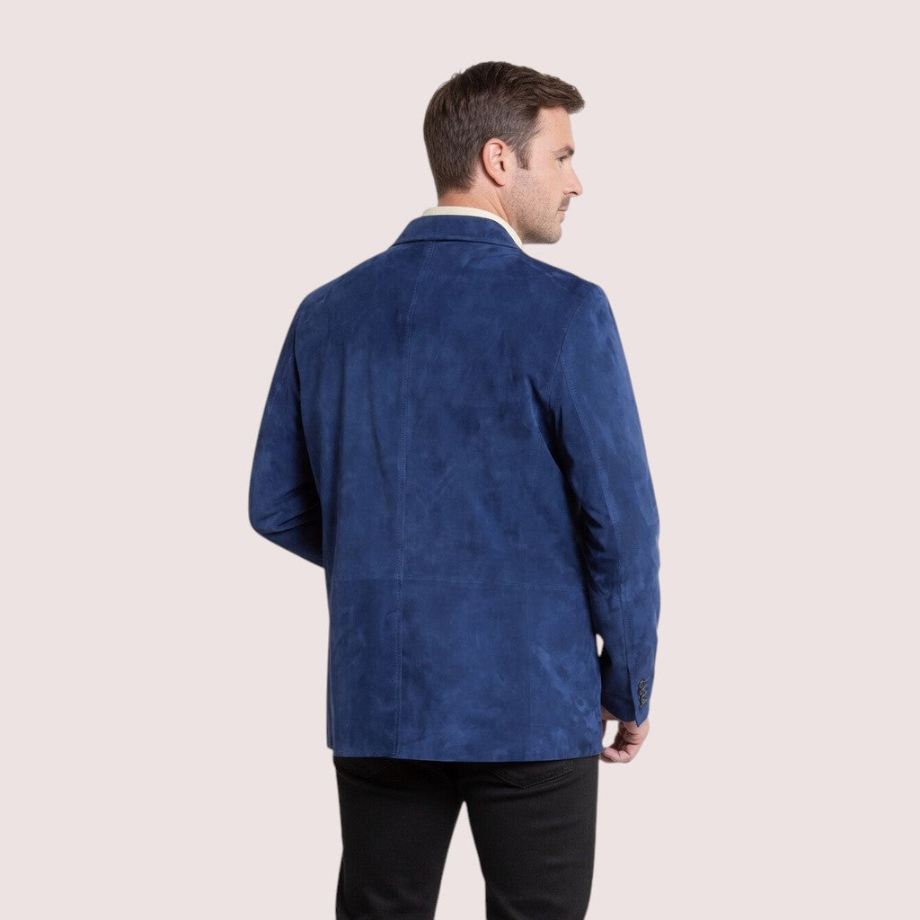 Saratoga Goat Suede Blazer-12