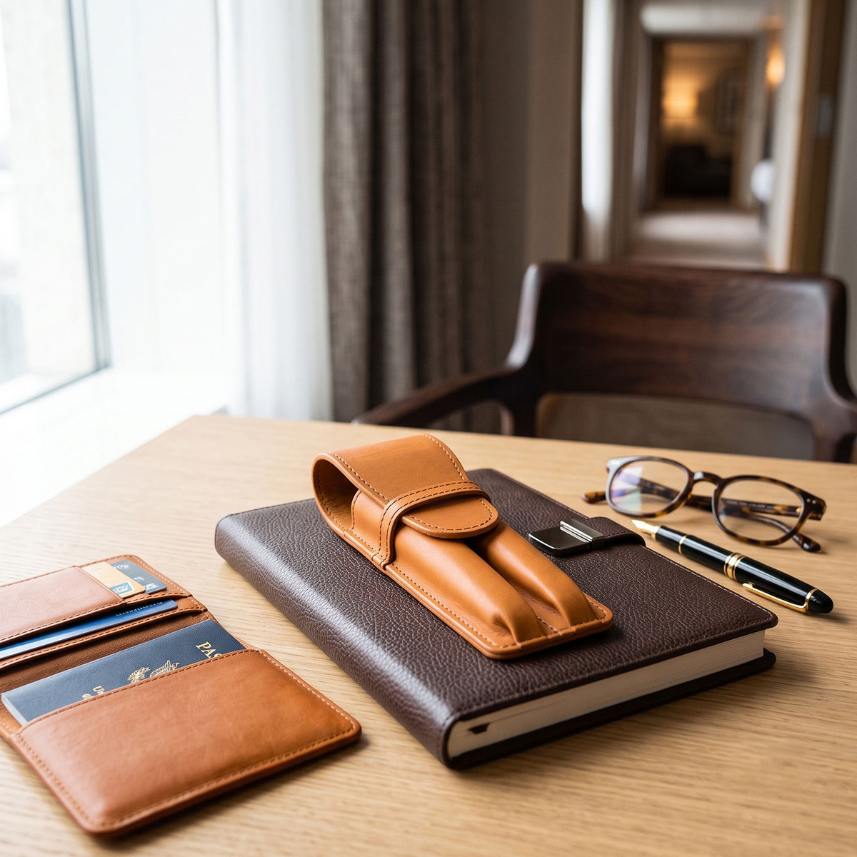 Two Pen Leather Case-28