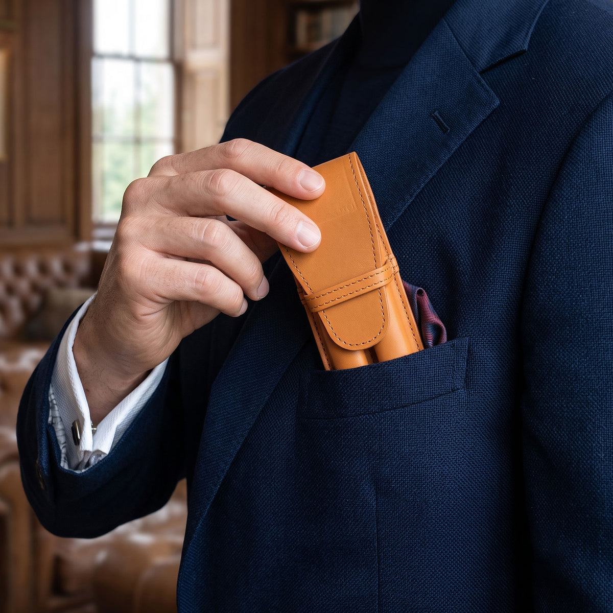 Two Pen Leather Case-29