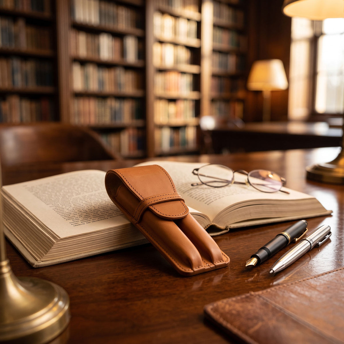Two Pen Leather Case-30
