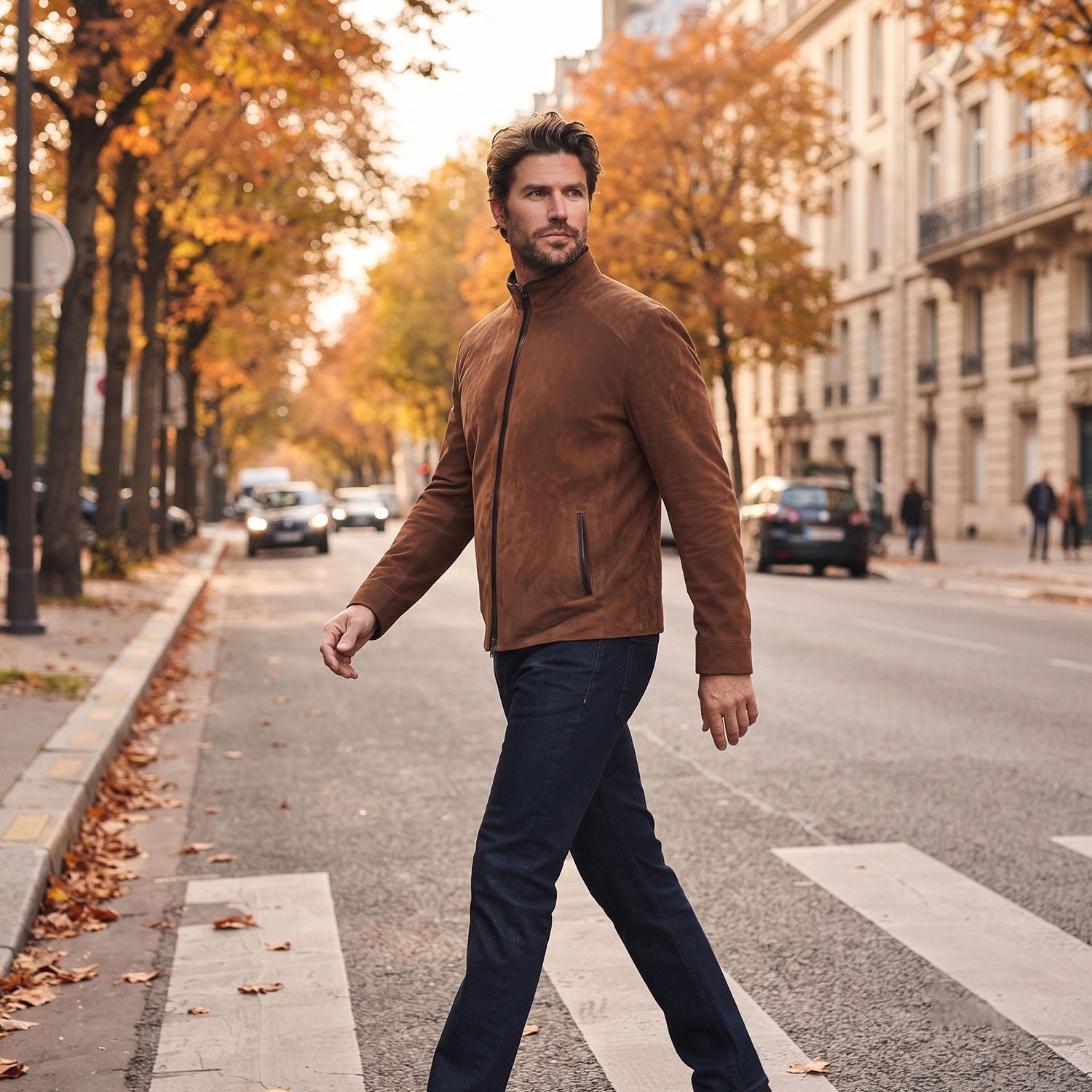 Laguna Goat Suede Jacket-9