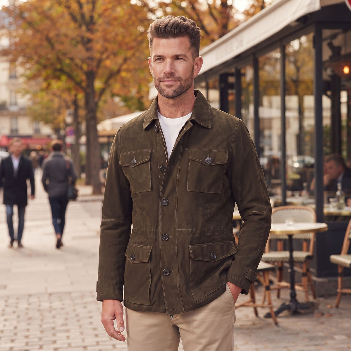 Safari Field Goat Suede Jacket-9