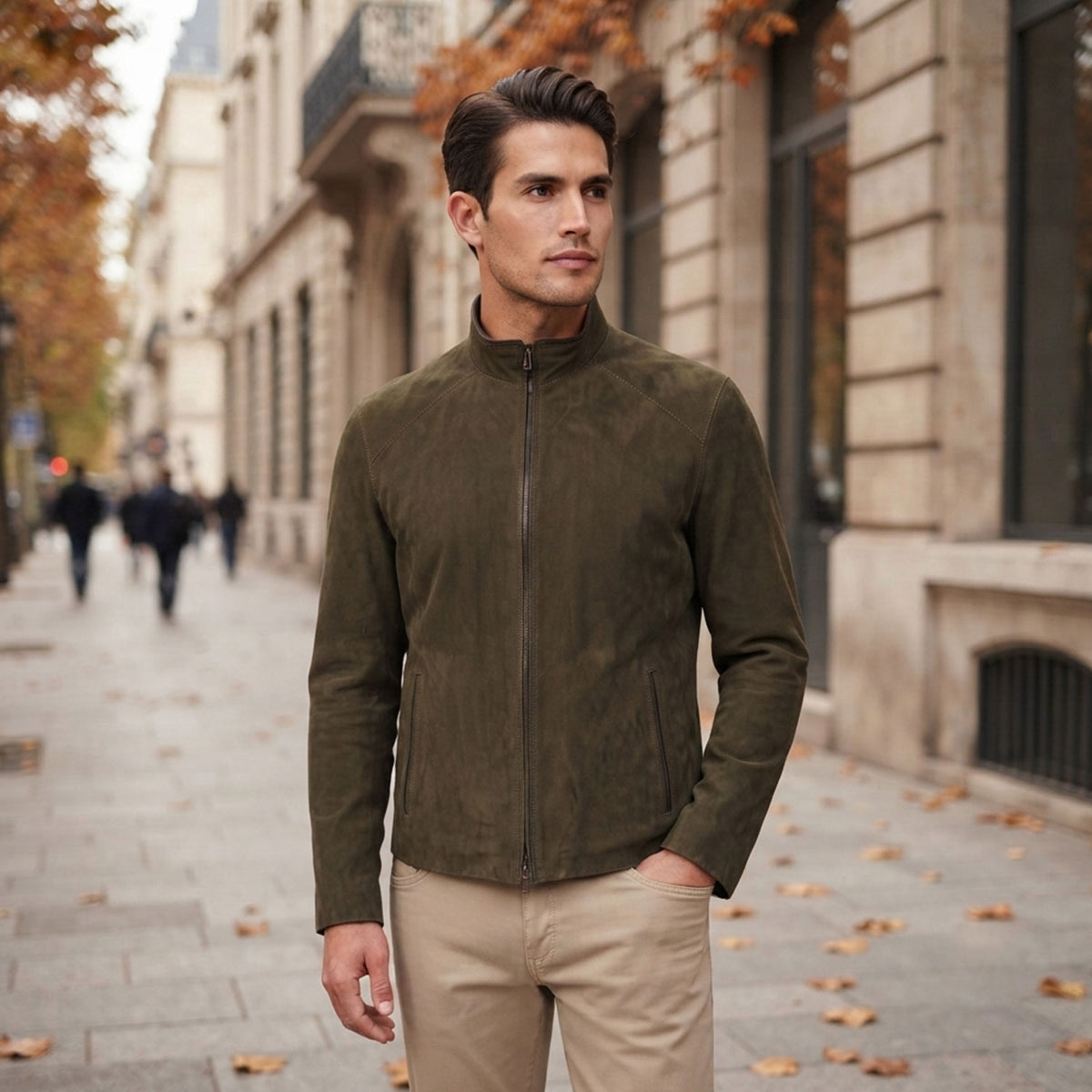 Laguna Goat Suede Jacket-15