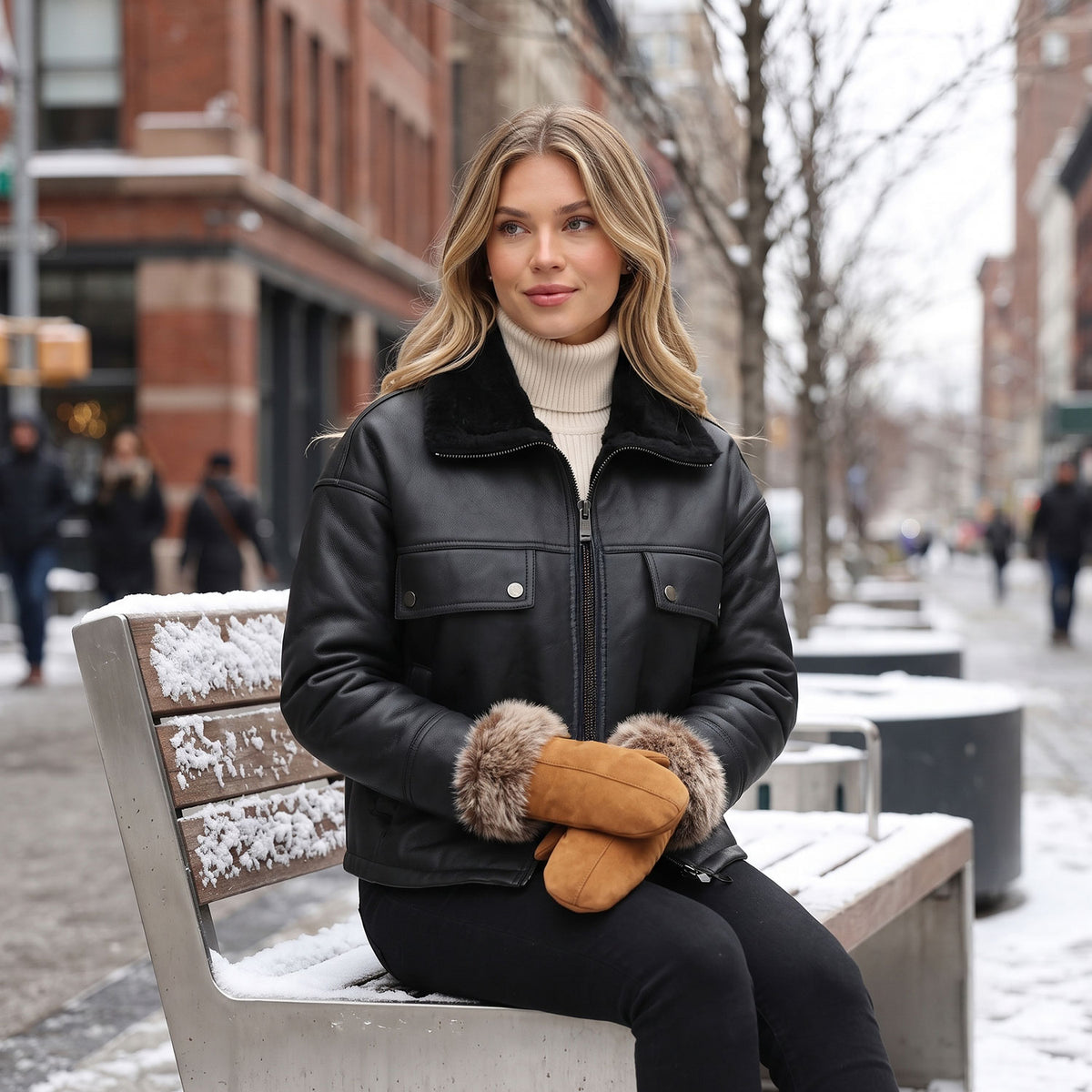 Alpena Sheepskin Mitten-9