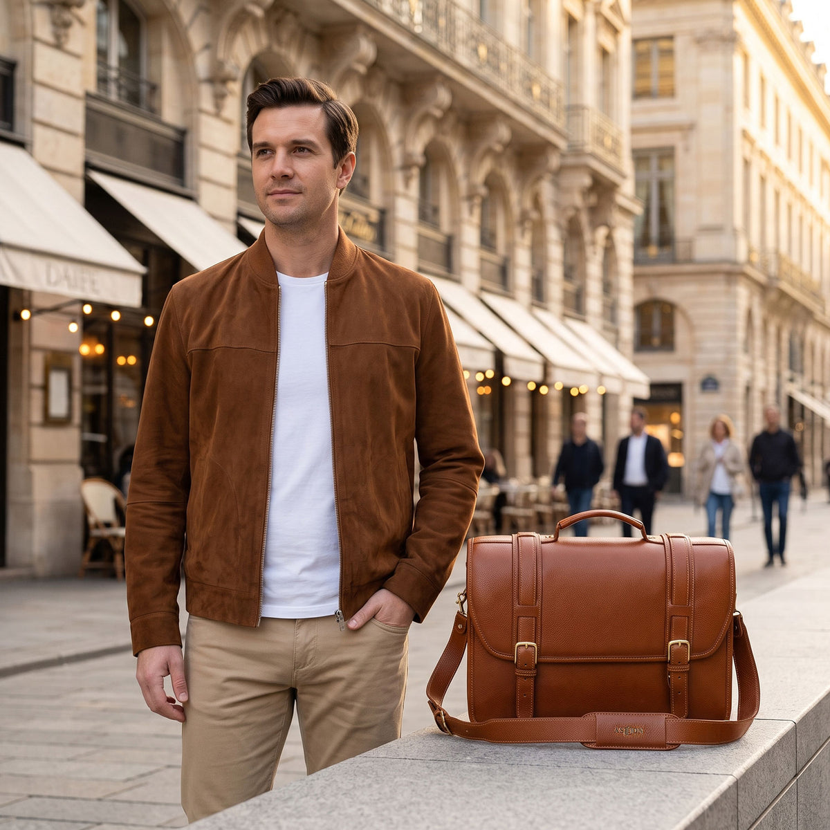 Conrad Double Compartment Briefcase-15