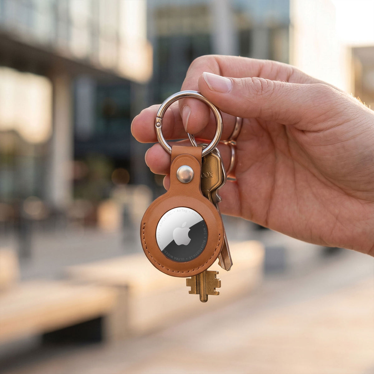 AirTag Leather Key Ring-18