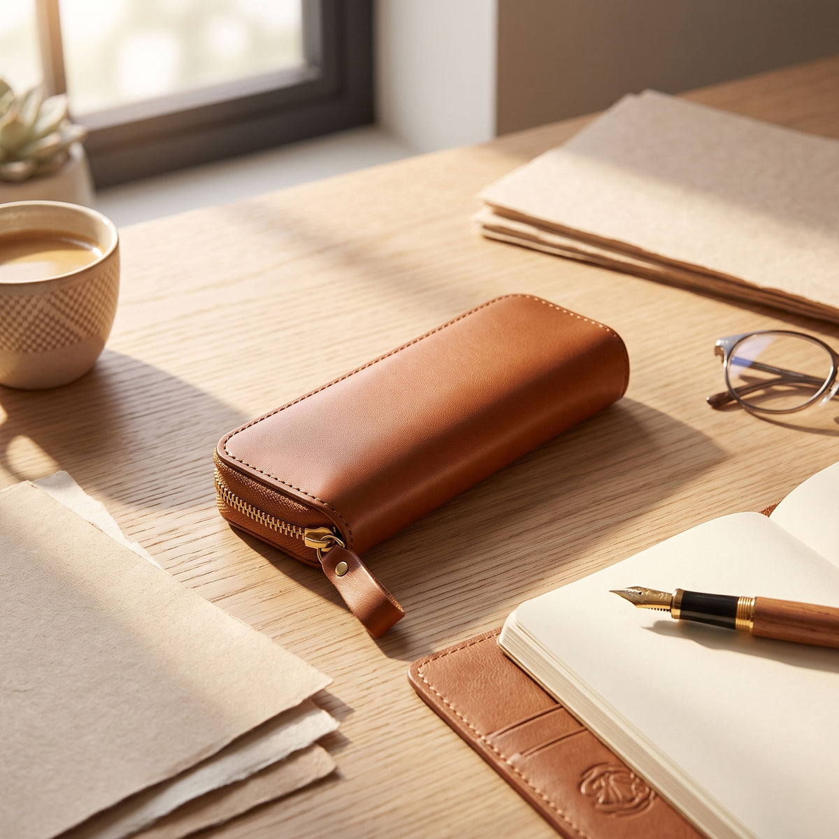 Zippered Pen Case for Two Pens-13