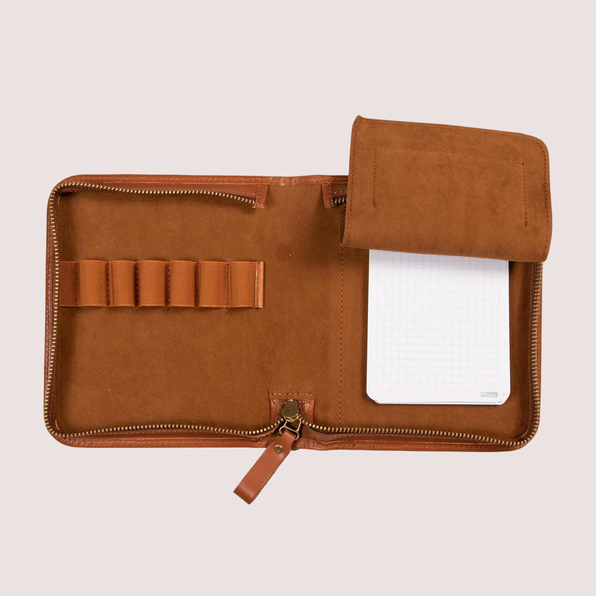 Zippered Pen Case for Six Pens with Note Pad-14