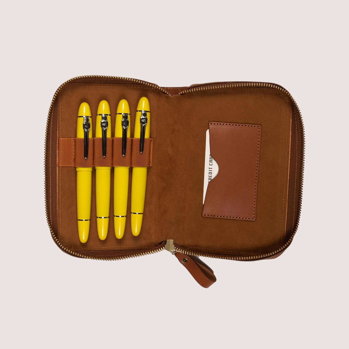 Zippered Pen Case for Four Pens-14