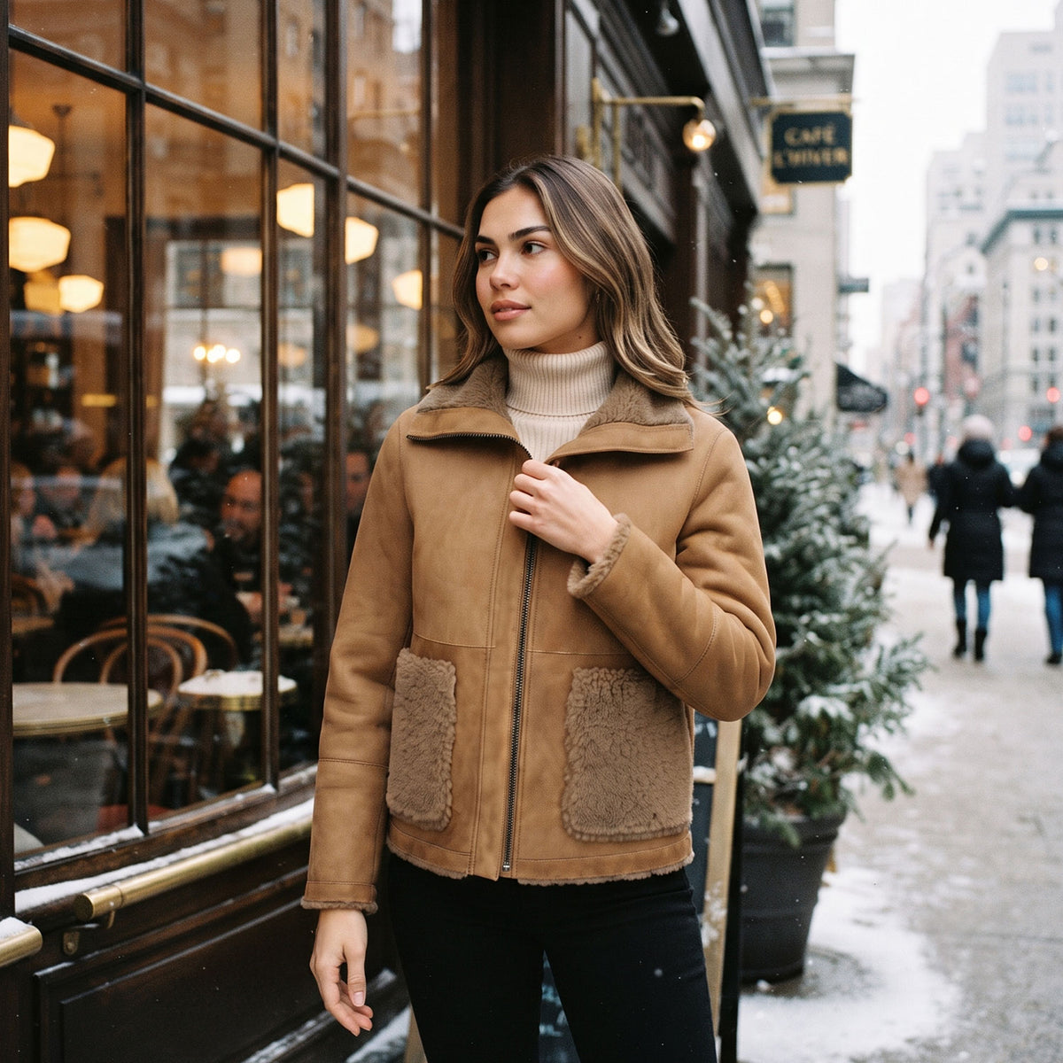 Camilla Shearling Jacket-9
