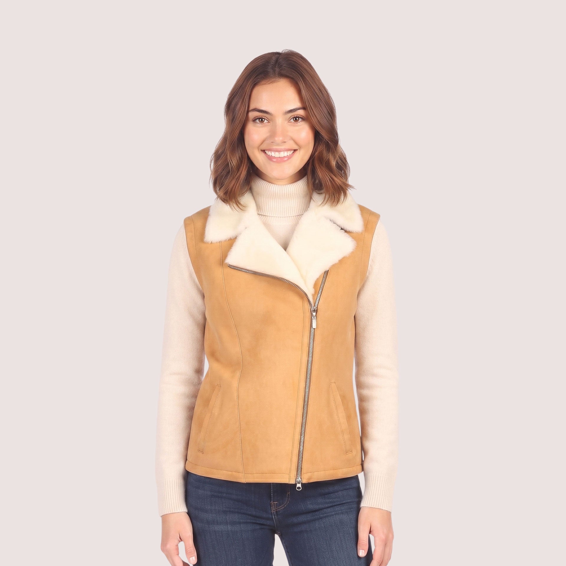 Acacia Shearling Vest