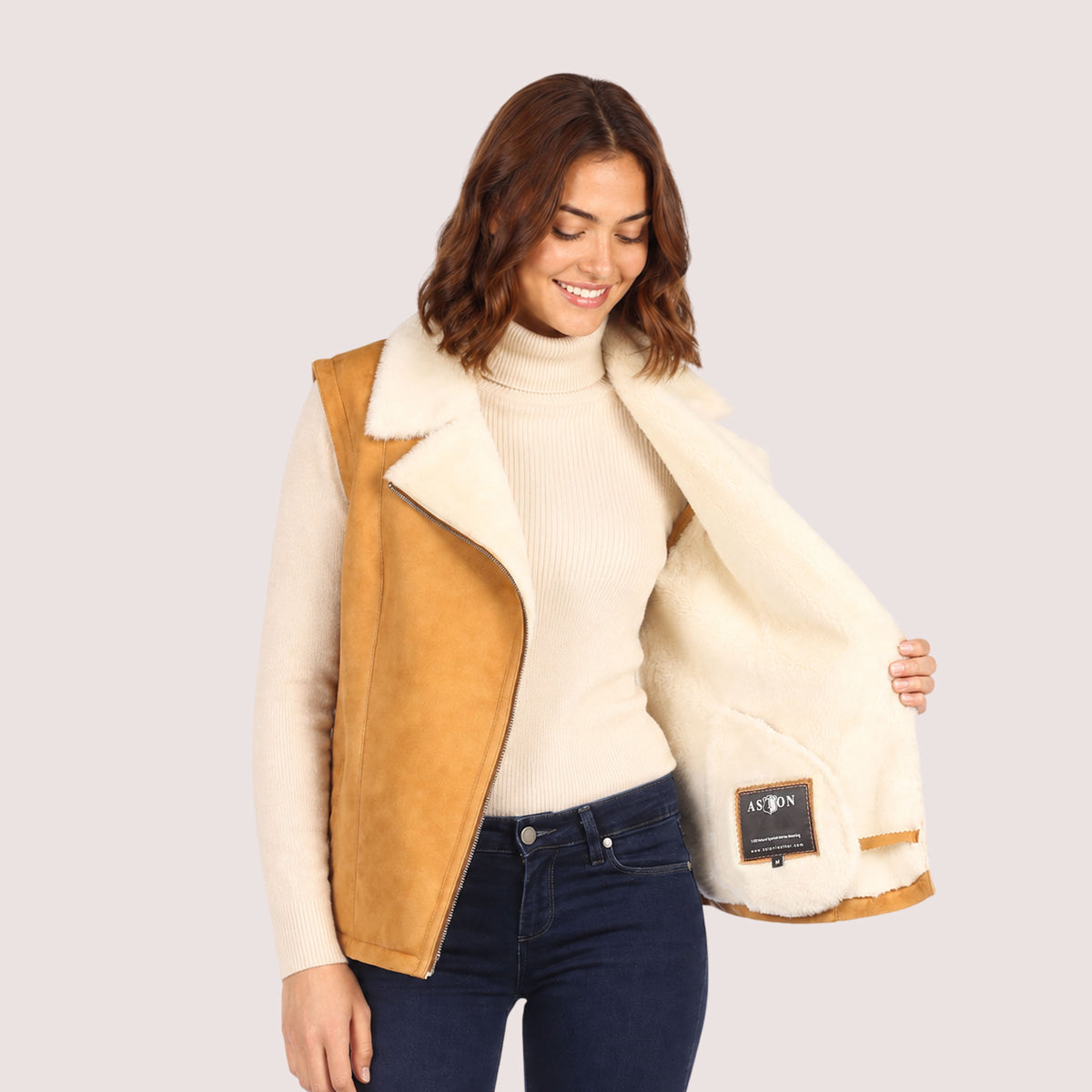 Acacia Shearling Vest