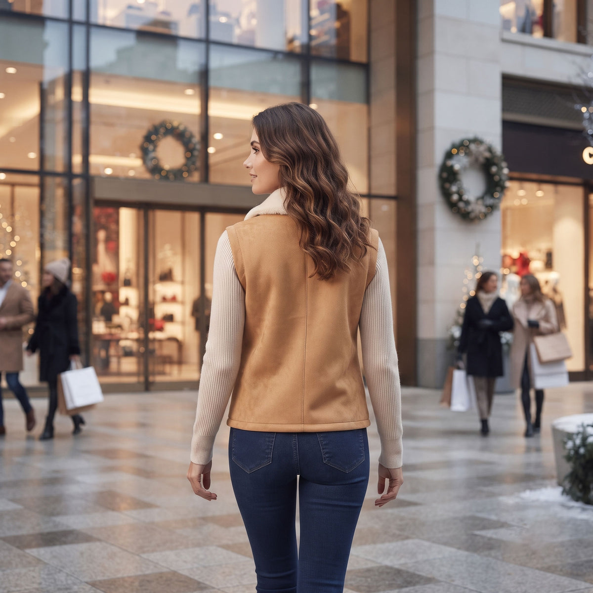Acacia Shearling Vest-5