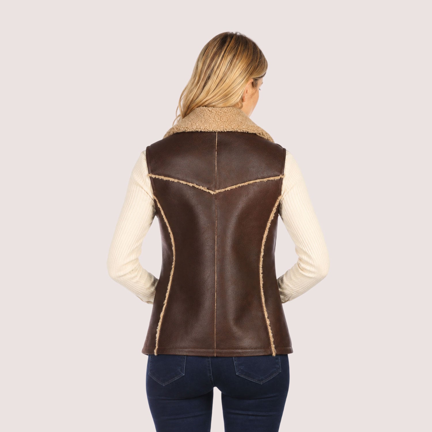 Eve Shearling Vest