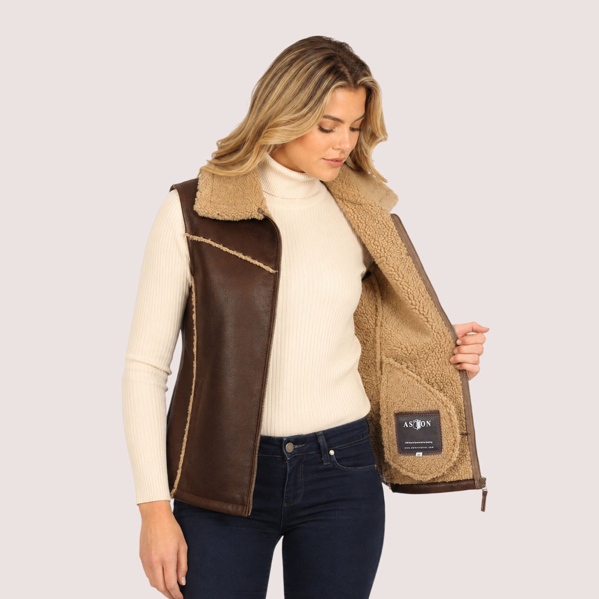 Eve Shearling Vest-3