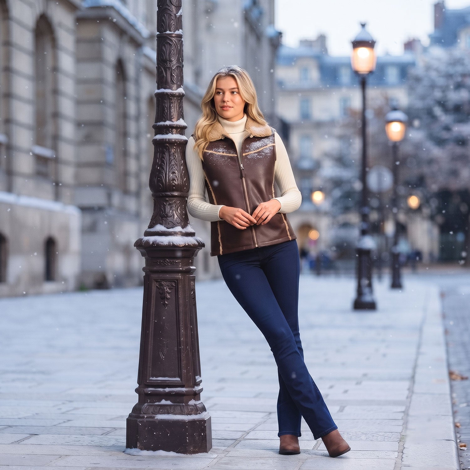 Eve Shearling Vest-4