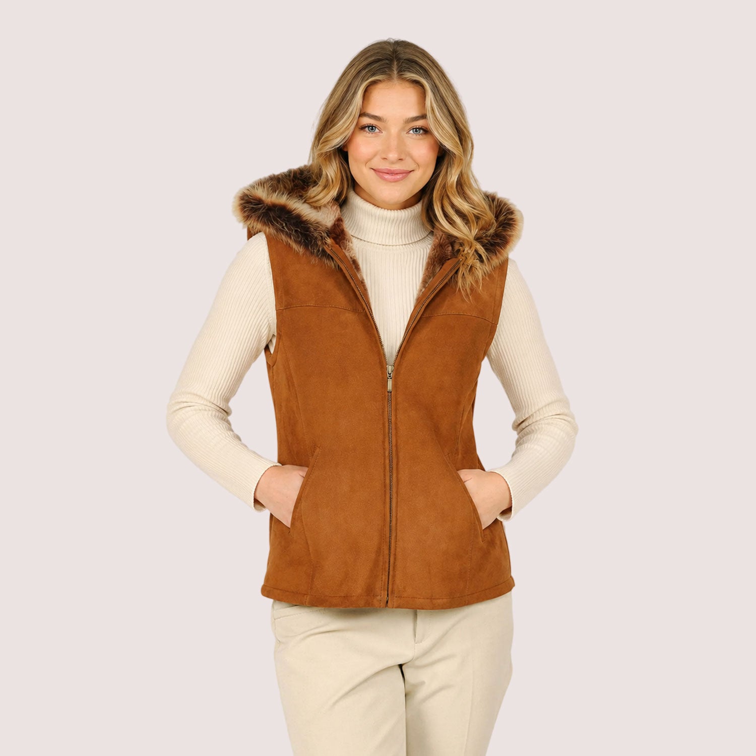 Celine Shearling Vest