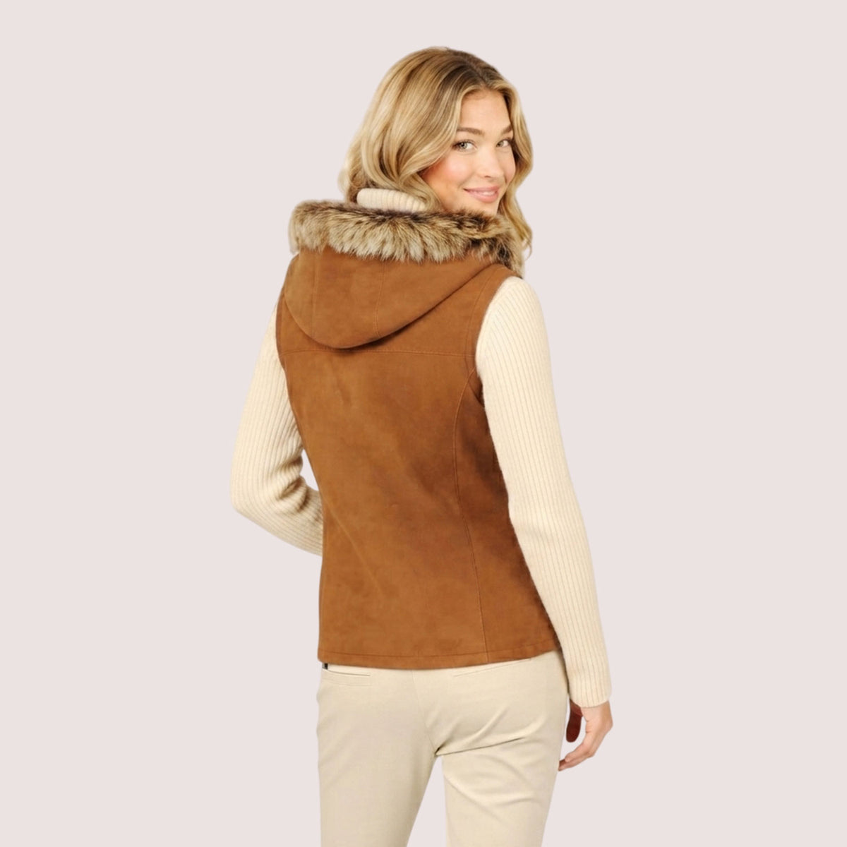 Celine Shearling Vest