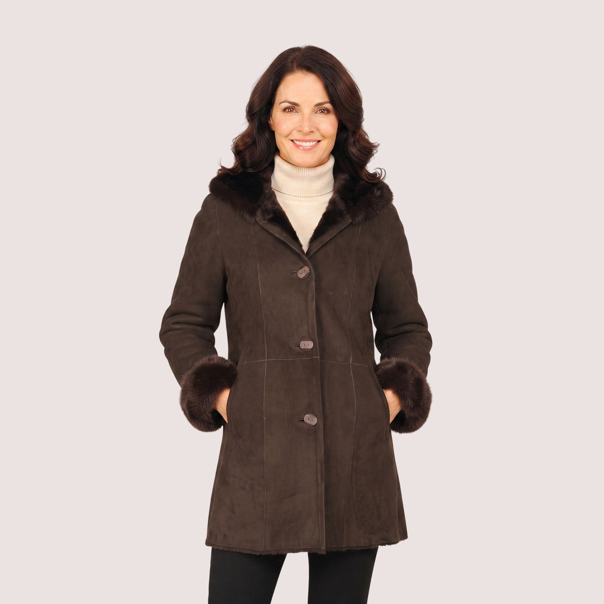 Delphine Shearling Coat