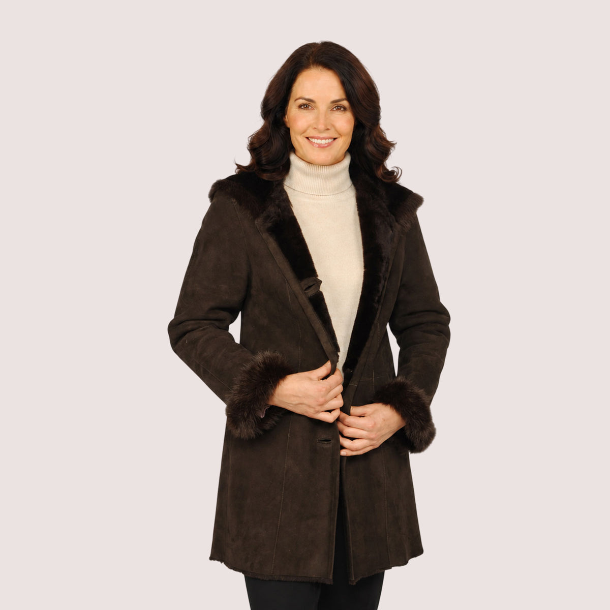 Delphine Shearling Coat-3