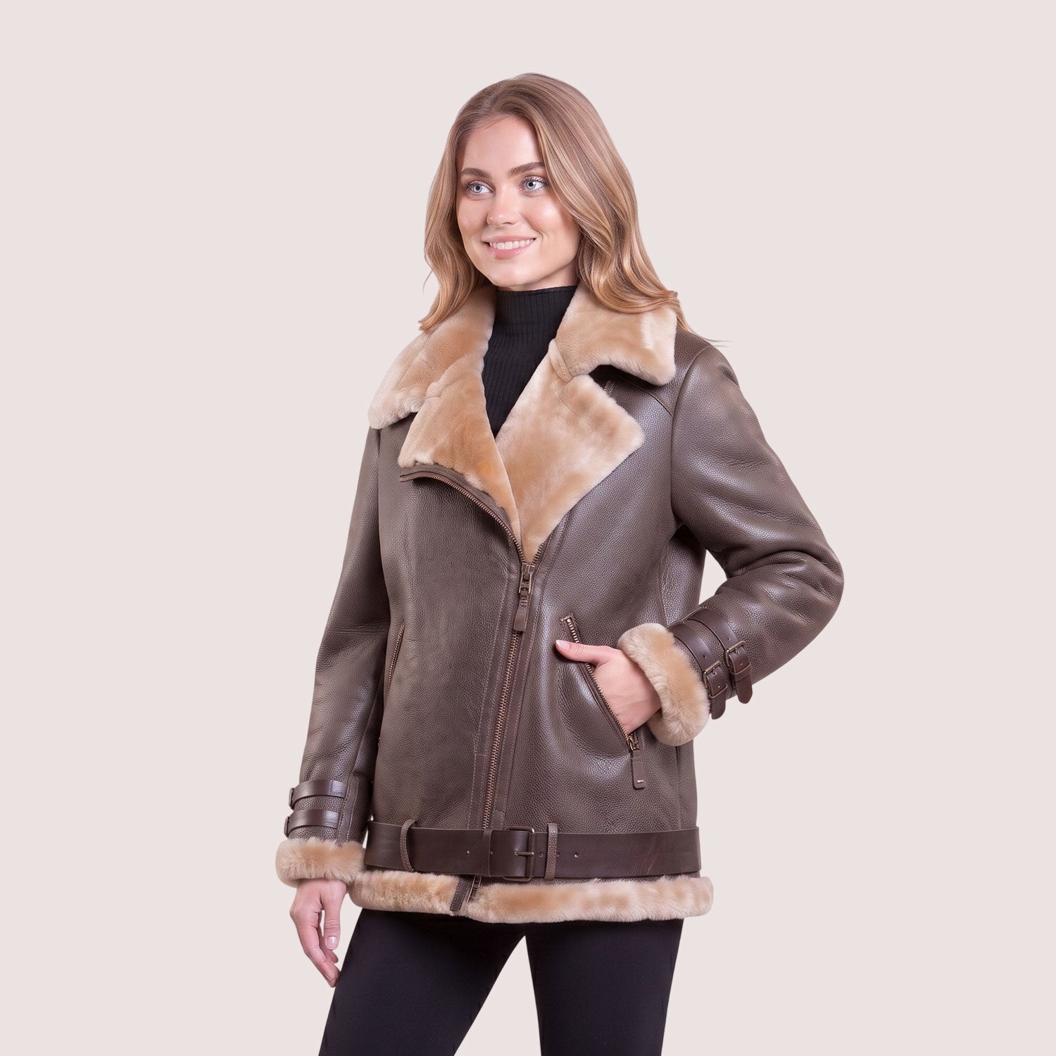 Lindsay Shearling Jacket-3
