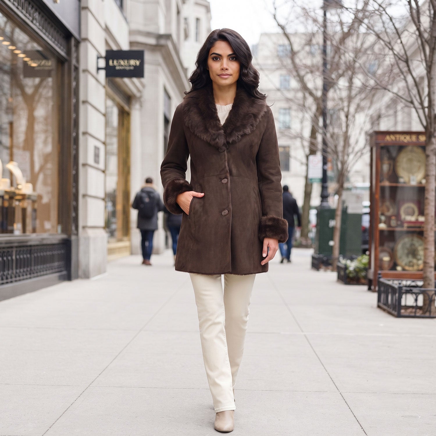 Lilliana Shearling Coat-4