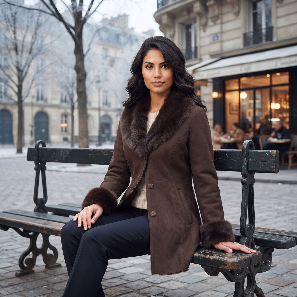 Lilliana Shearling Coat-5