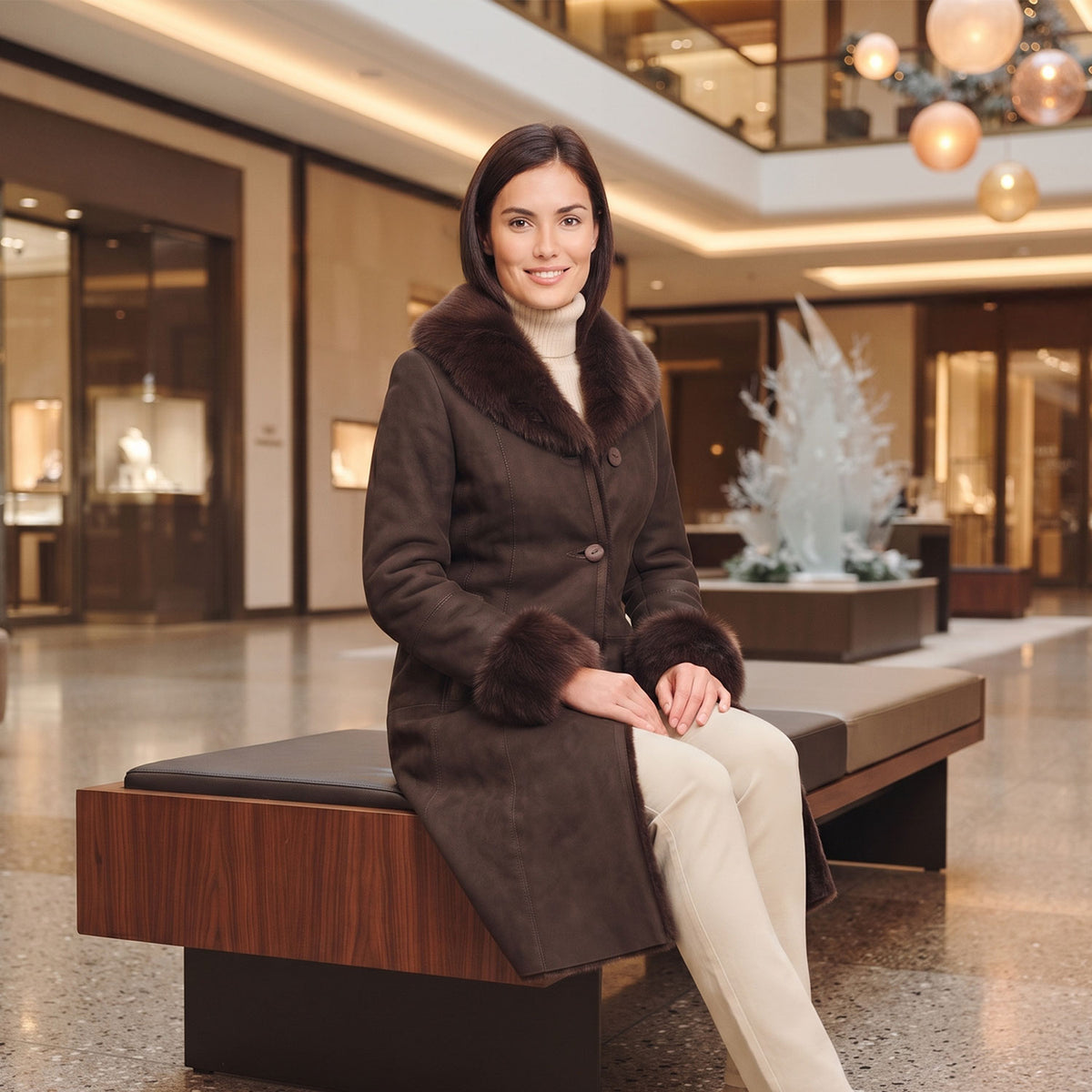 Dahlia Shearling Coat-4